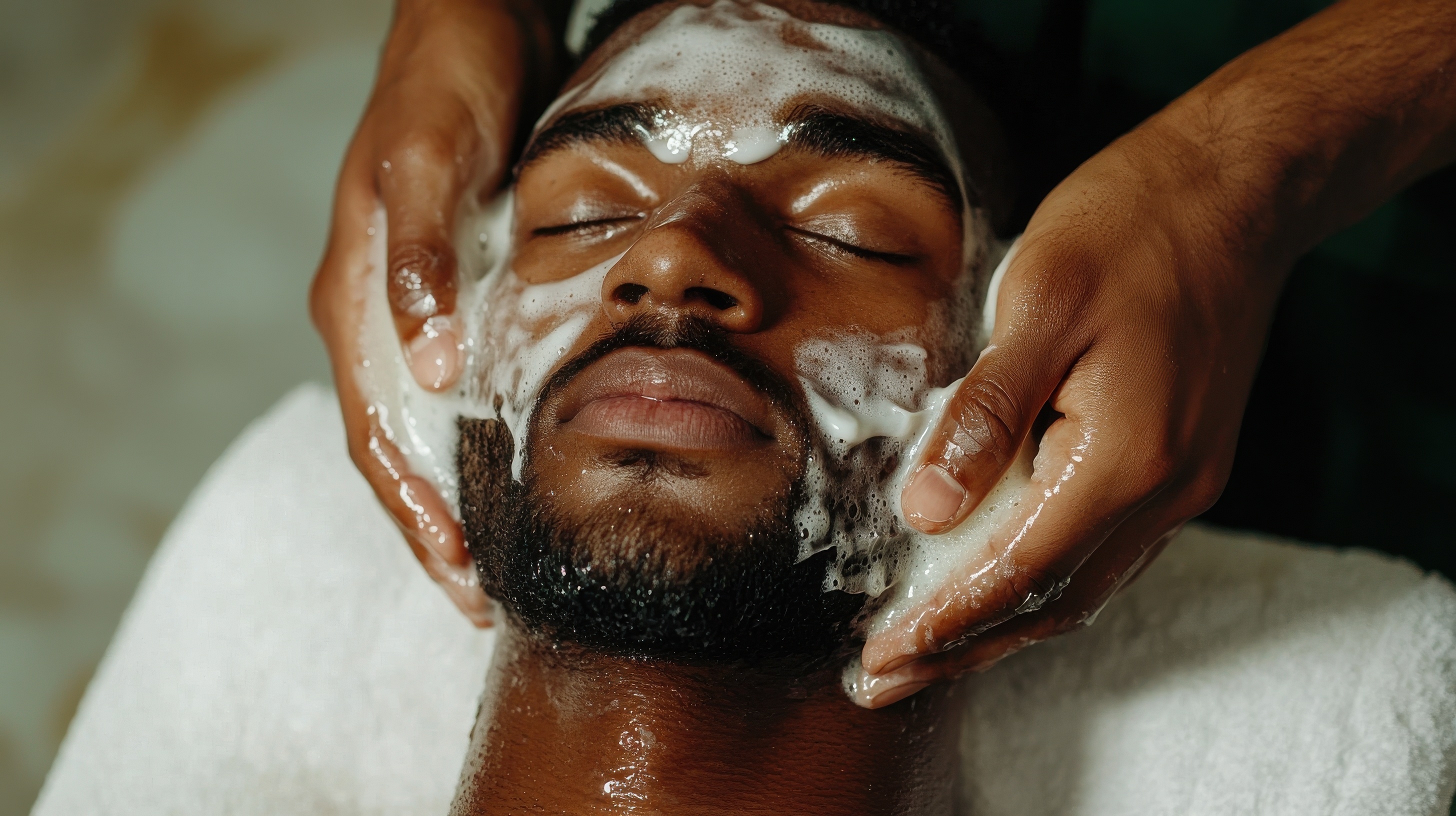 Straight razor shave